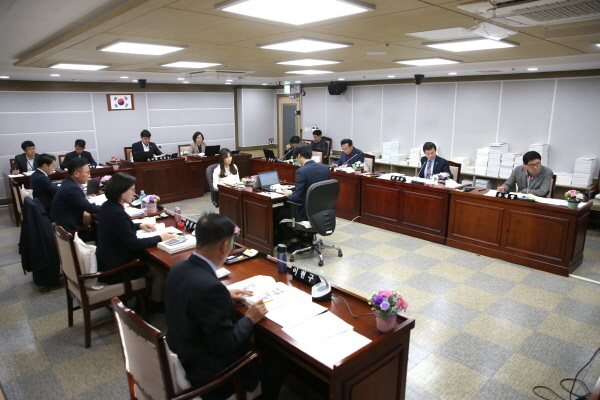 도시환경교육위원회, 도시정책실 소관업무 행정사무감사 진행