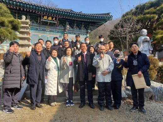 안양시 민원옴부즈만위원회, 만장사 사찰 기부 부지 활용 방안 논의