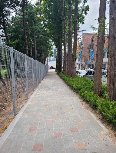 안양시, 구)농림축산검역본부 북측 보행로 환경개선