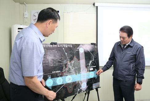 최대호 안양시장, K37+ 벨트 현장점검 “4차산업혁명 신성장 거점”