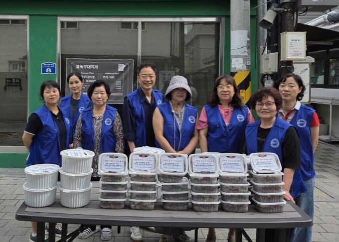 한국자유총연맹 평택시지회 통복동위원회, ‘영양 만점 소불고기 나눠요’