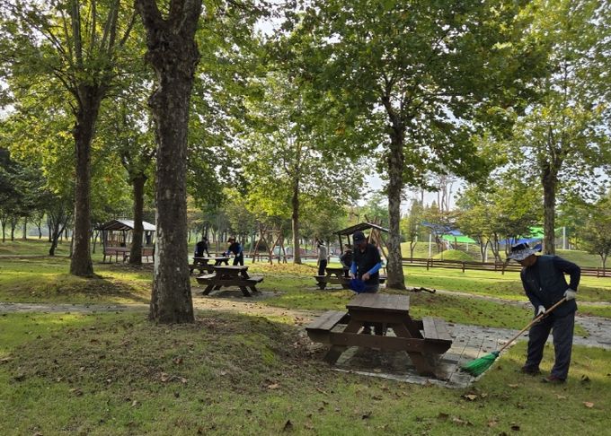 여주시, 추석 맞이 공원·수목원 대청소