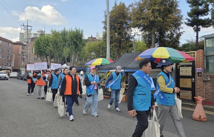 군자동, 한파 대비 복지 사각지대 발굴 캠페인 추진