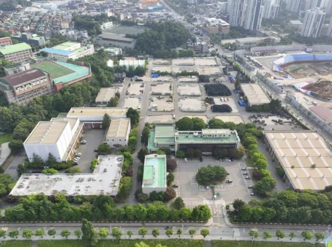 한전자재검사처 전경