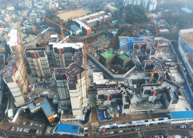 북변3구역 재개발사업 공사사진