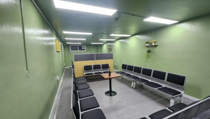 지난해 노동자 휴게시설 개선사업으로 조성된 휴게시설 전경.